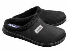 Чоловічі теплі тапочки Inblu OB-1H чорні, на хутрі розміри 40–46 Чоловічі теплі тапочки Inblu OB-1H чорні, на хутрі розміри 40–46