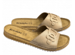 Жіночі шльопанці Inblu VO-1 (026) золотисті з м'якою устілкою