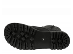 Женские анатомические кожаные ботинки Moc Toe V-2605, черные (демисезон)