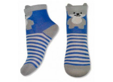 Шкарпетки дитячі 9228 Легка хода ведмедик блакитні