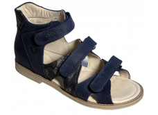 Ортопедичне взуття, дитячі босоніжки Ортобі 006-1 blue р.20-37 (вальгус)