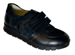 Ортопедичні кросівки чорні Orthobe 101 (шкіра/нубук/ч.п.)