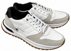 Чоловічі шкіряні кросівки Pegada 112103-01 White — анатомічні