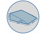 Подушка при рефлюксе ортопедическая клиновидная 58х58х29см