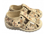 Тапочки Waldi Маша бежеві тигр р.21-27