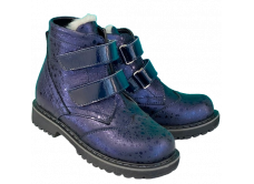 Зимові ортопедичні черевики ТМ "Здрава обувка" 501 blue rain